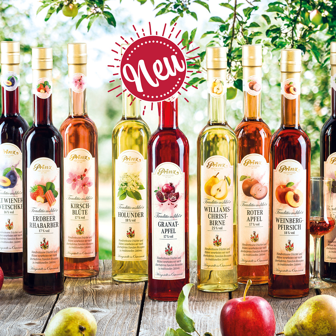 Jetzt neu: Granatapfel Likör