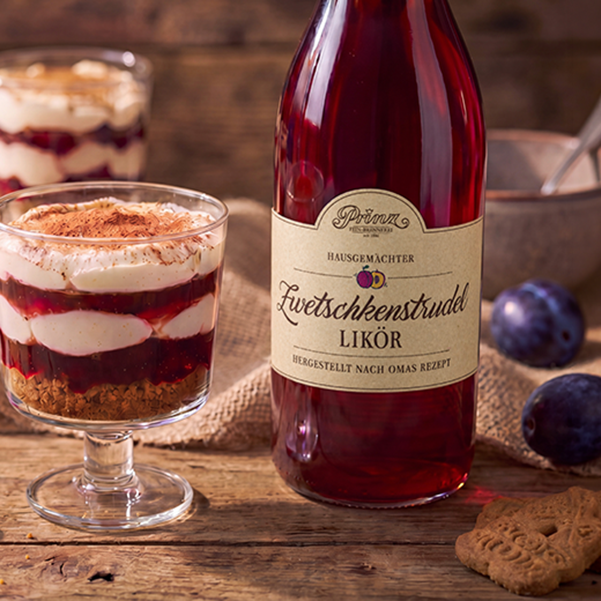 Rezept Prinz Zwetschkenknusper im Glas Rezept Prinz Zwetschkenknusper im Glas