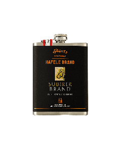Prinz roestvrijstalen heupfles | Hafele Subirer Brand / Brandewijn 43 % vol. - 0,20 liter