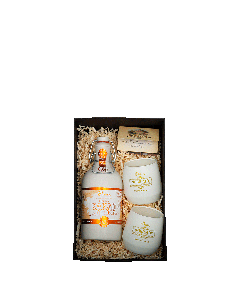 Prinz Nobilady Box Kakao Marille mit 2 Nobilady Gläsern in edler Geschenkverpackung