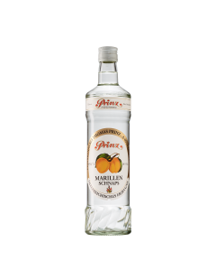 Marillen-Schnaps 40 % vol from Prinz in the 0,7-litre-bottle.