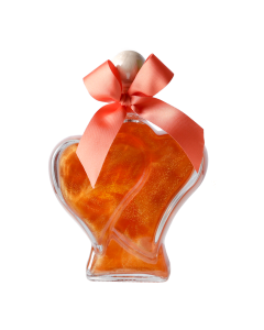 Roter Apfel Likör Goldglitzer 17,0 % vol | Doppelherzflasche