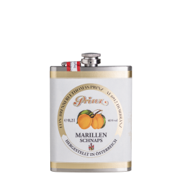 Prinz Edelstahl-Flachmann | Marillen Schnaps » kaufen