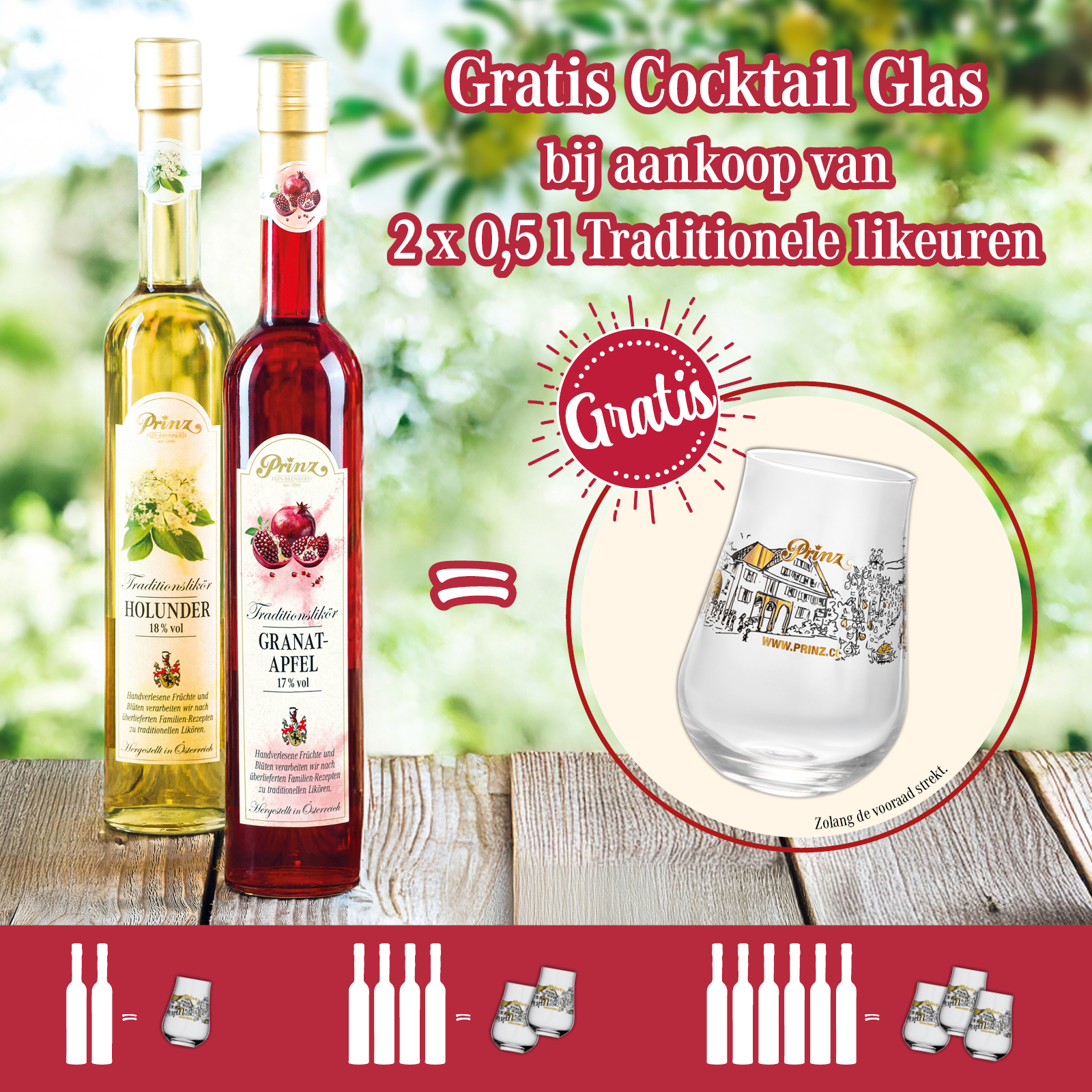 Nu gratis Cocktail Glas