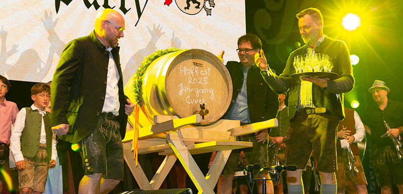 Fassanstich beim Prinz Hoffest 