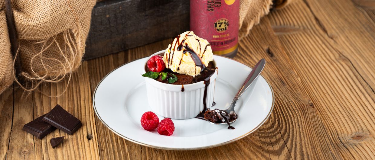 Prinz Rezept Rum Cream Lava Cake