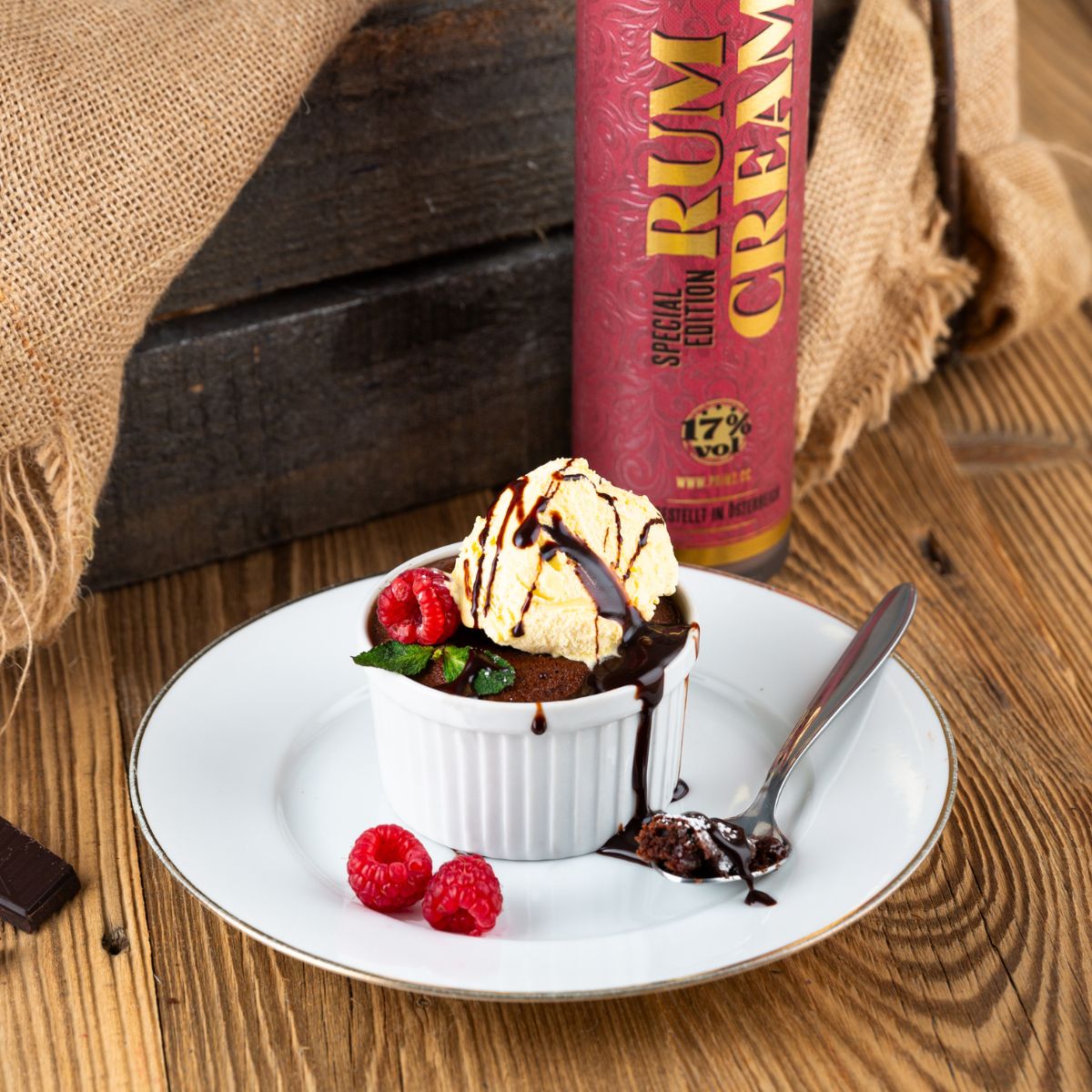 Recept Prinz Rum Cream Lava Cake Recept Prinz Rum Cream Lava Cake