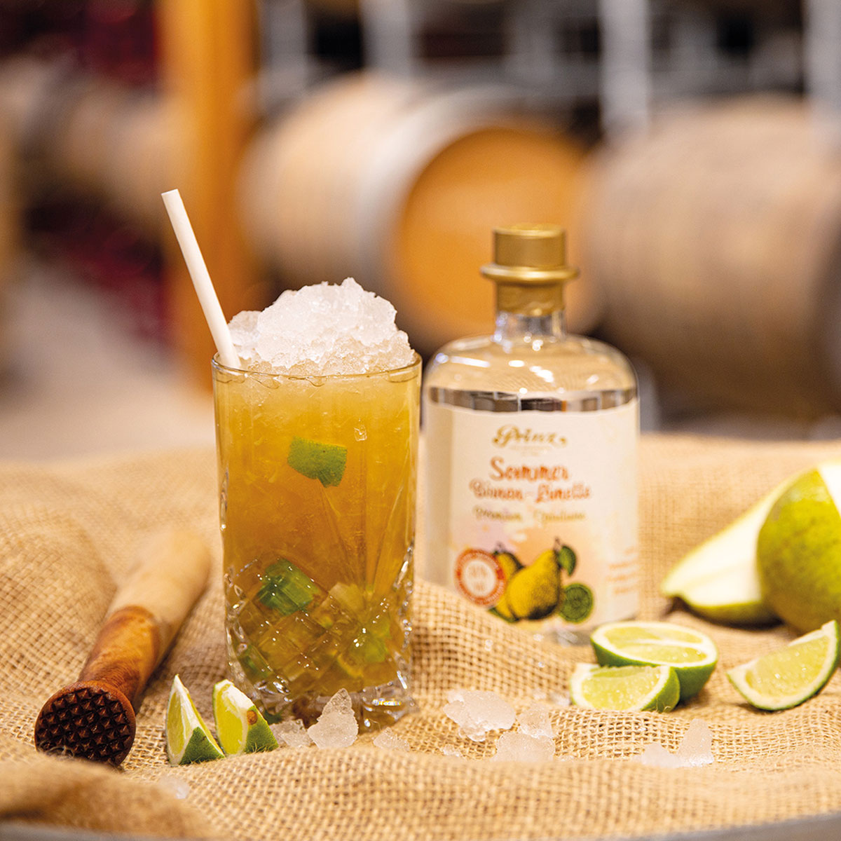 Rezept Birnen-Limetten-Caipirinha Rezept Birnen-Limetten-Caipirinha