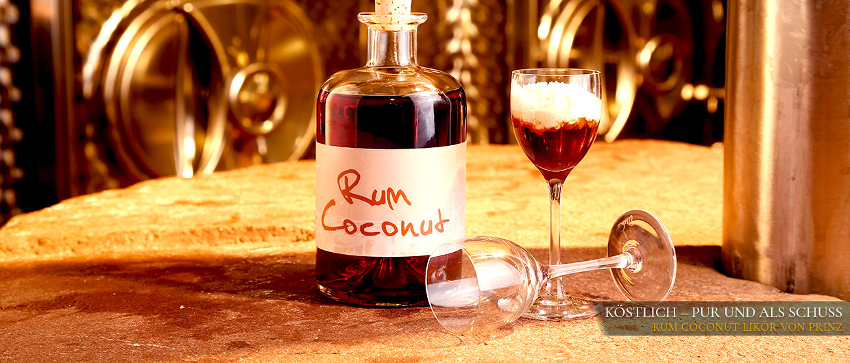 Köstlich – pur und als Schuss: Rum Coconut Likör von Prinz